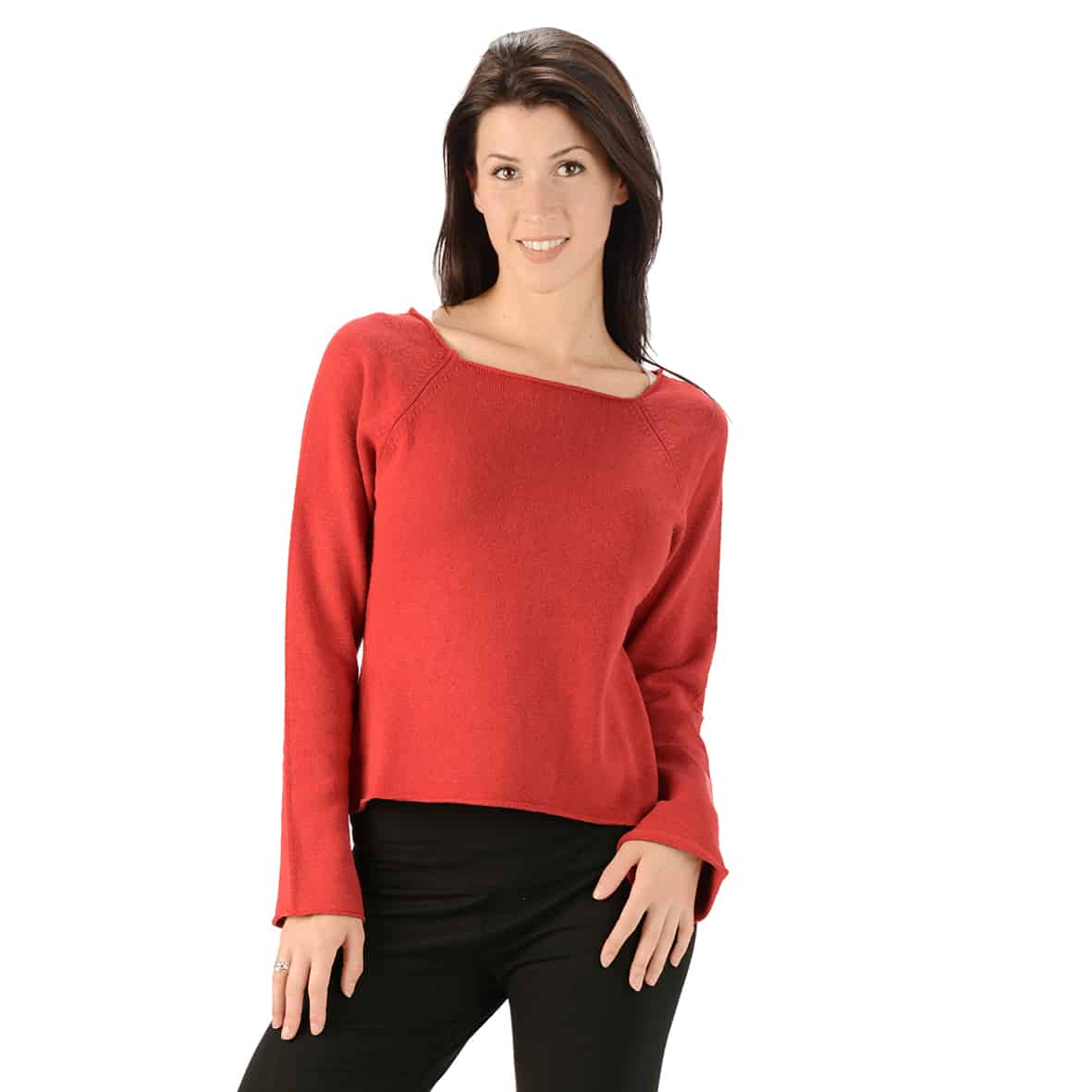Women's Hemp Square Neck Sweater