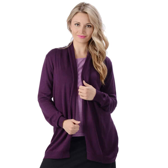 NEW Bamboo Draped Cardigan