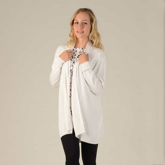 NEW Bamboo Draped Cardigan