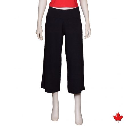 Wide Leg Bamboo Capri Yoga Pant