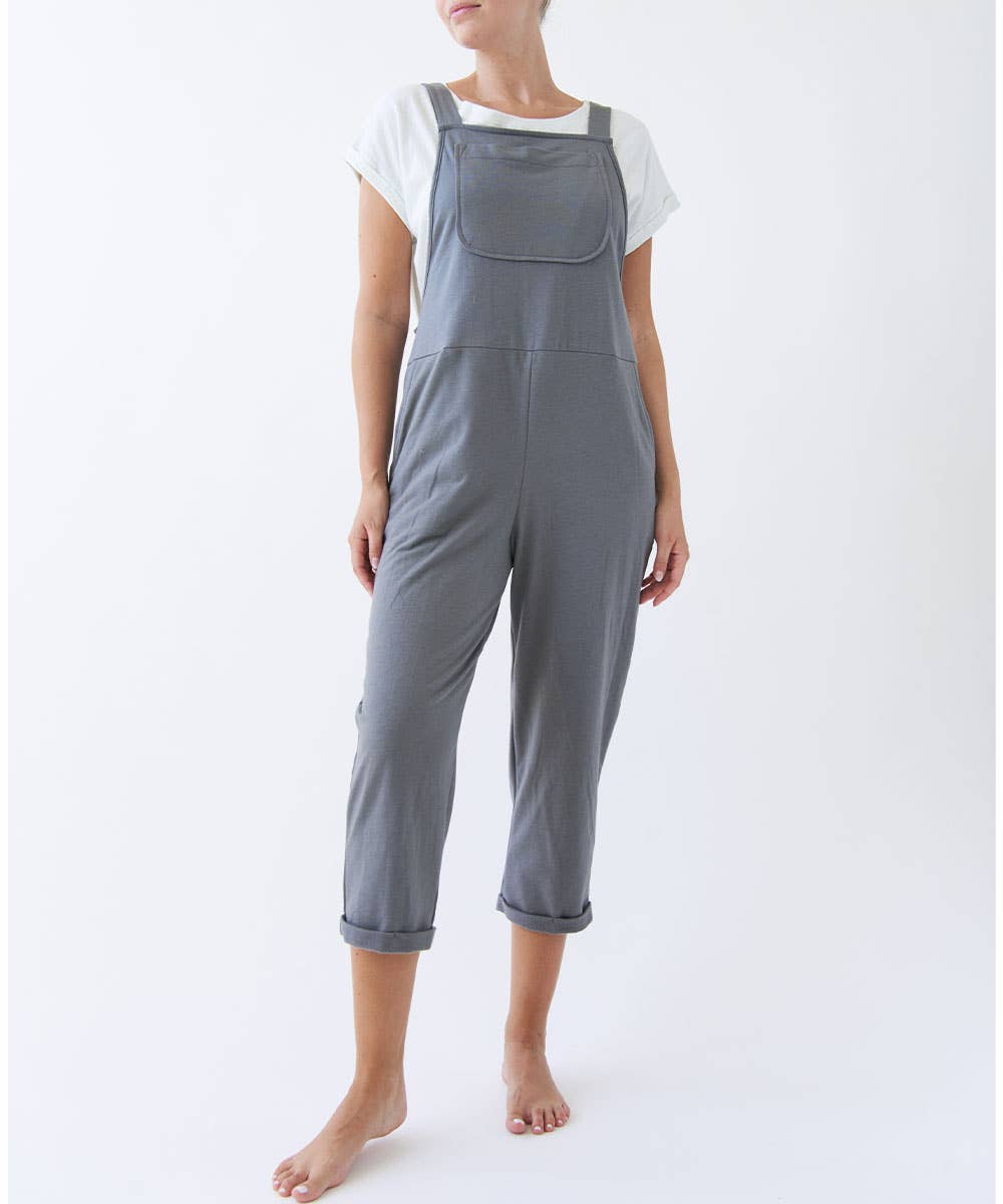 Brushed Organic Hemp Overall - relaxed fit