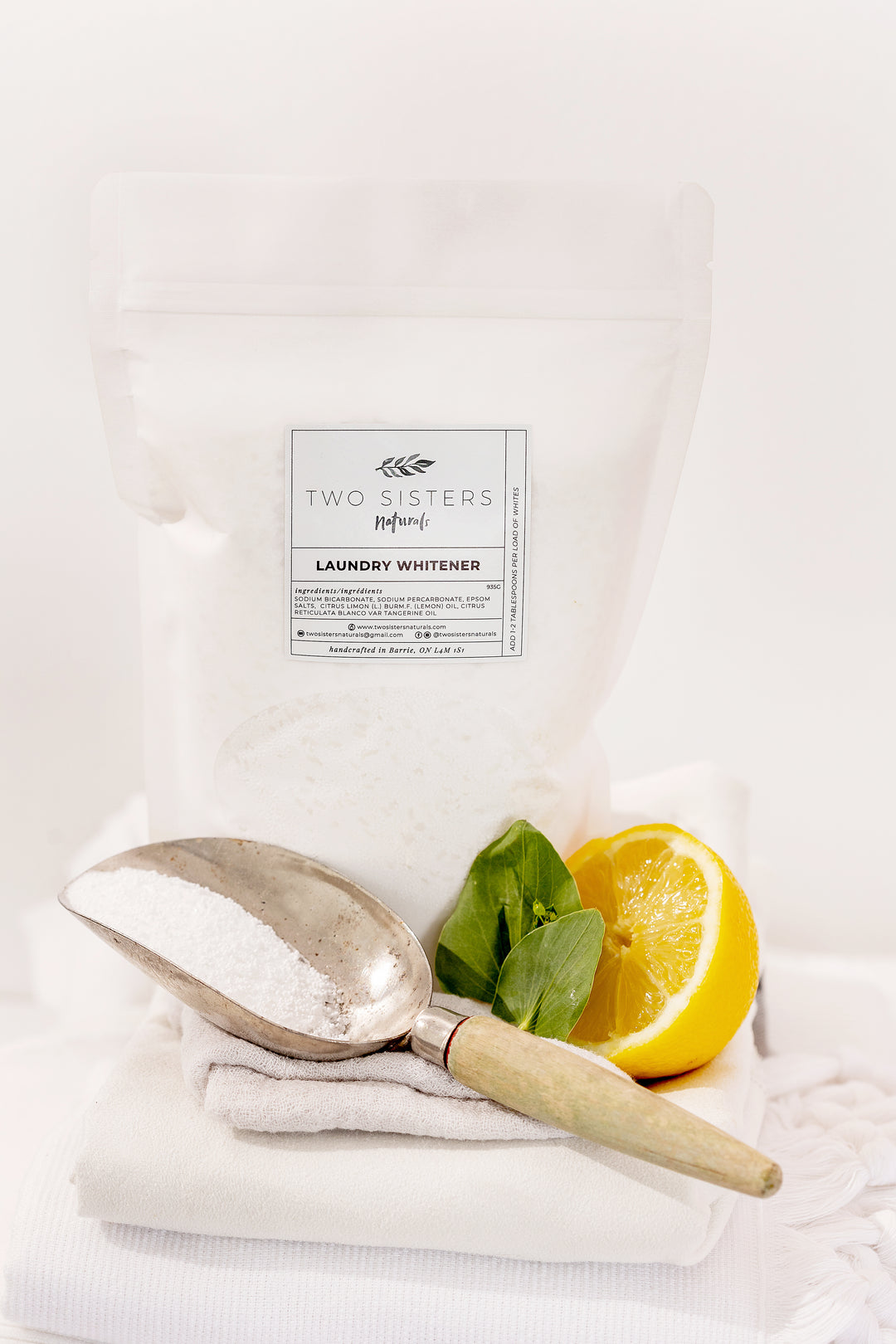 All Natural Laundry Detergent and Laundry Whitener - Set