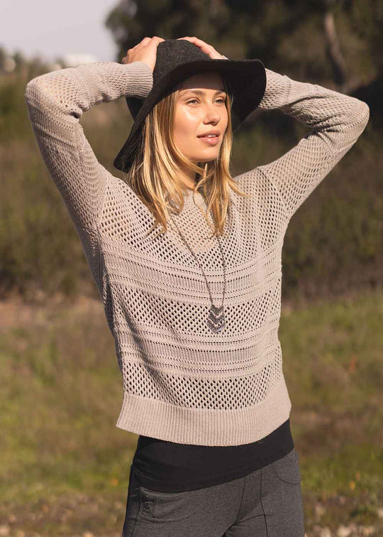 Borealis Sweater in Hemp & Organic Cotton