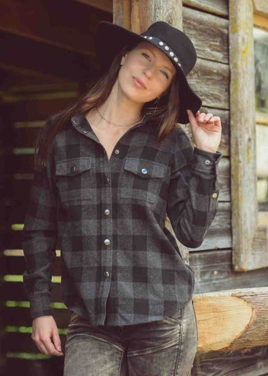 DAKOTA Jacket in Wolf Plaid UNISEX