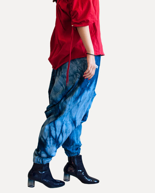 Arashi Shibori Harem Pants