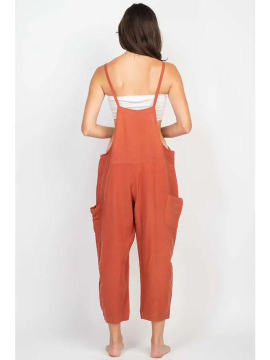 Easy Slouchy HEMP Overalls