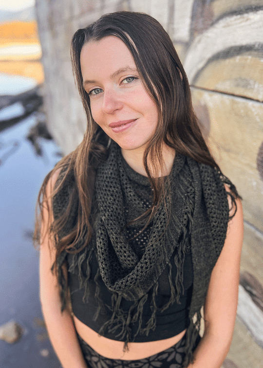 KUSH Scarf in Hemp & Cotton Knit