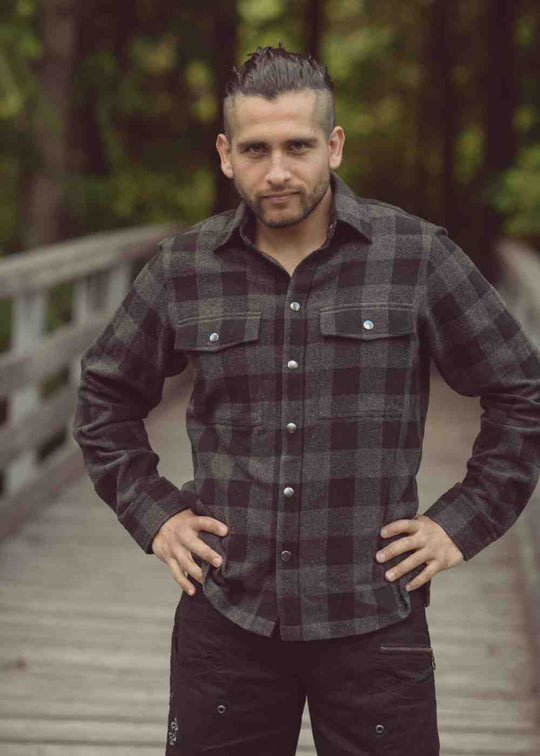 DAKOTA Jacket in Wolf Plaid UNISEX