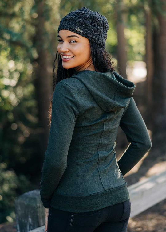 Awaken Hoodie in Hemp and O/C Fleece