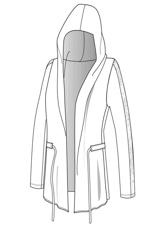 Dusk Cardigan in Hemp & Tencel