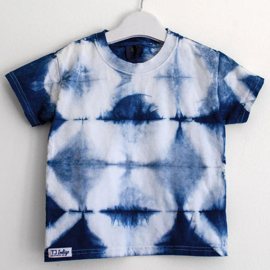 Kids Itajime Triangles T-Shirt in Organic Cotton