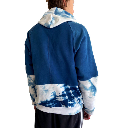 Organic Cotton Patchwork Hoodie - Unisex
