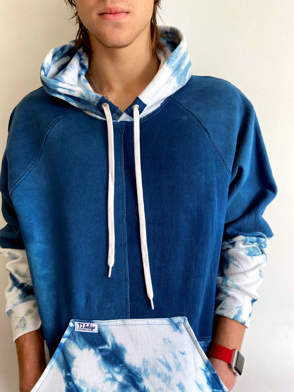 Organic Cotton Patchwork Hoodie - Unisex