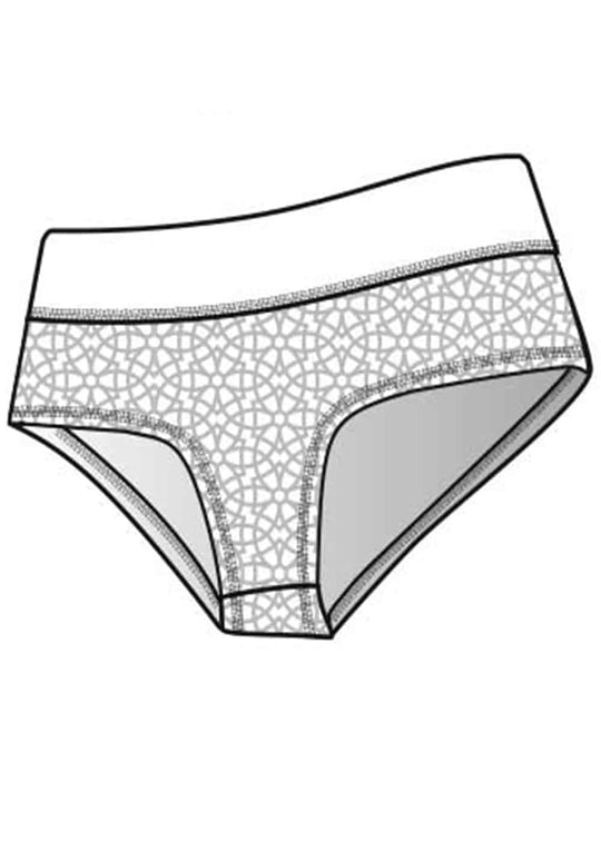 Sadia Underwear in Bamboo & Organic Cotton Print SOLD OUT