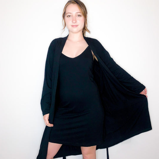 Bamboo and Organic Cotton Robe - Naturally Canada