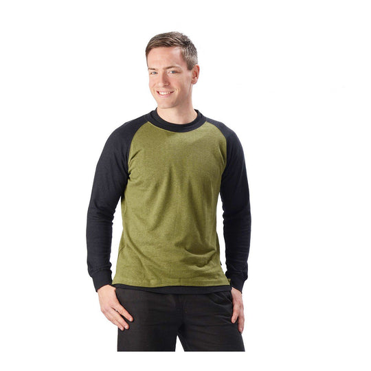 Hemp Long Sleeve Baseball Top - Naturally Canada