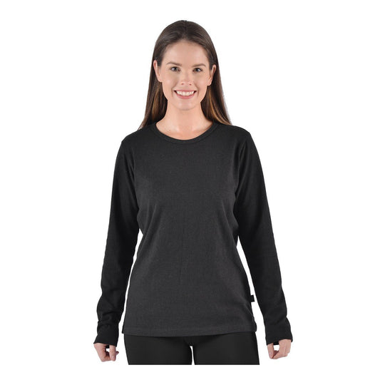 Hemp Long Sleeve Crew Neck Tee - Naturally Canada