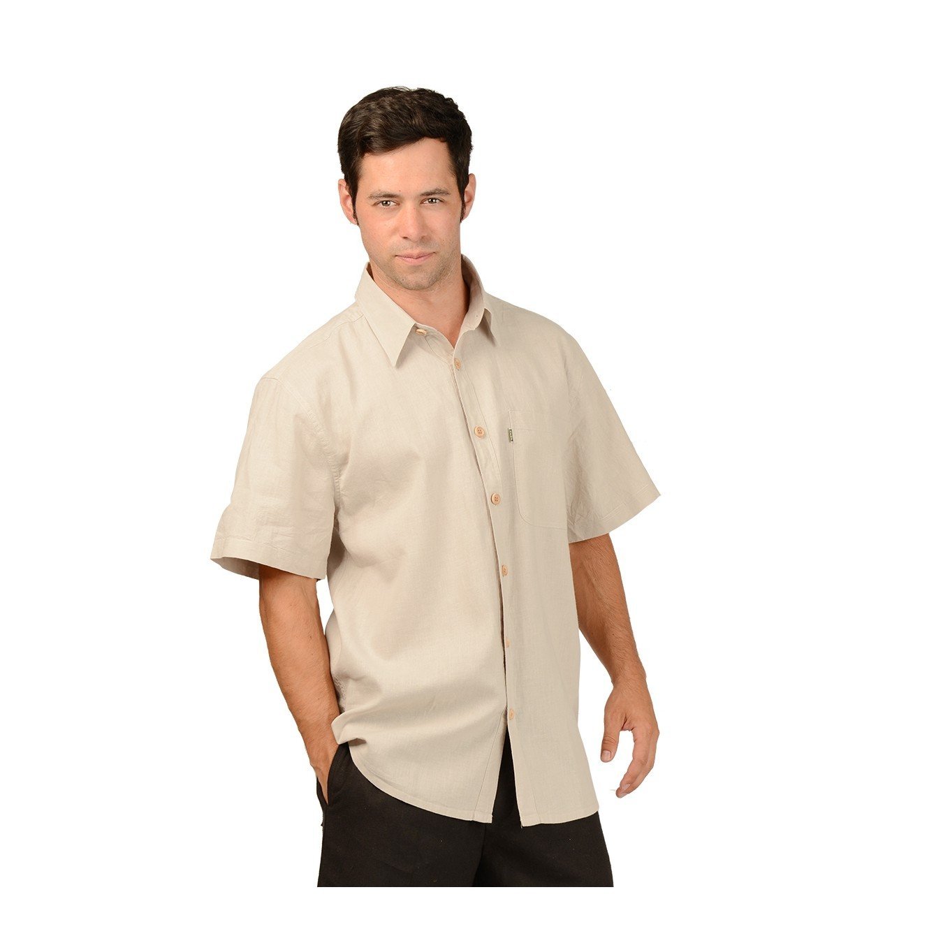 Hemp/Organic Cotton Short Sleeve Shirt - Naturally Canada