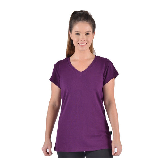 Hemp/Organic Cotton V-Neck Top - Naturally Canada