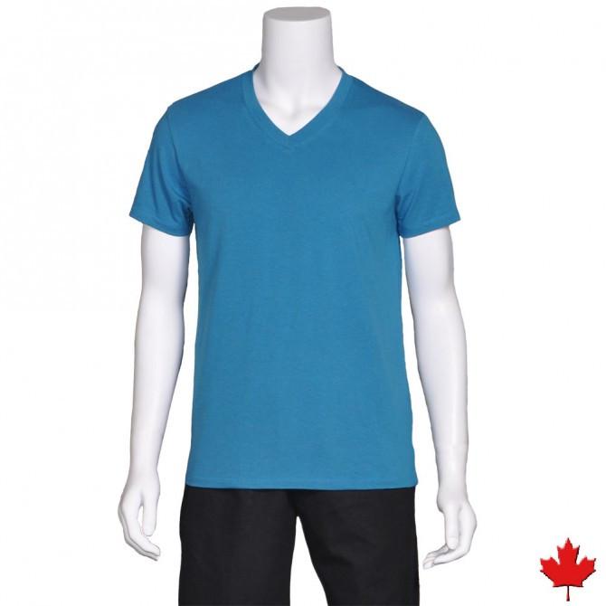 Men's Bamboo V-neck T-shirt - Naturally Canada