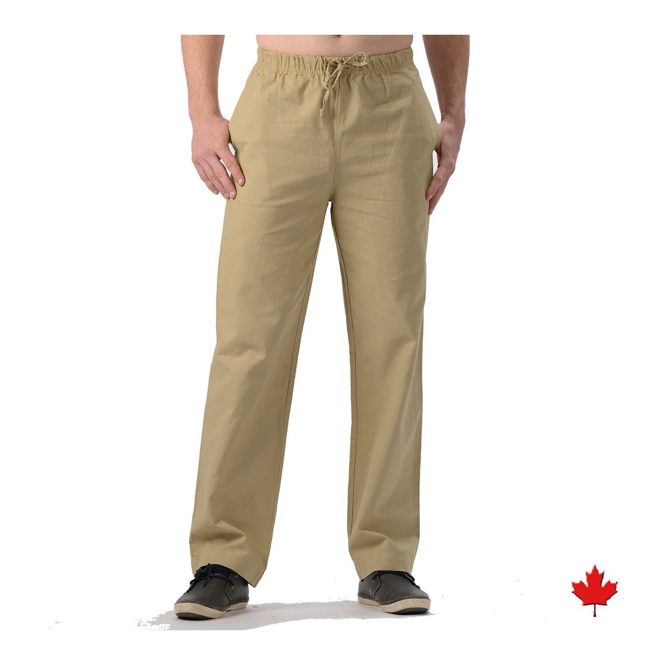 Men's Hemp Drawstring Pants - Naturally Canada