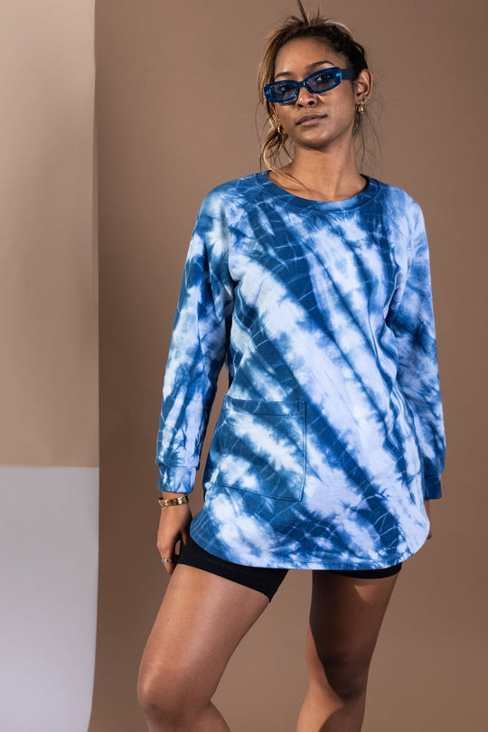 Sweatshirt Dress in 'Under the sea' - Naturally Canada