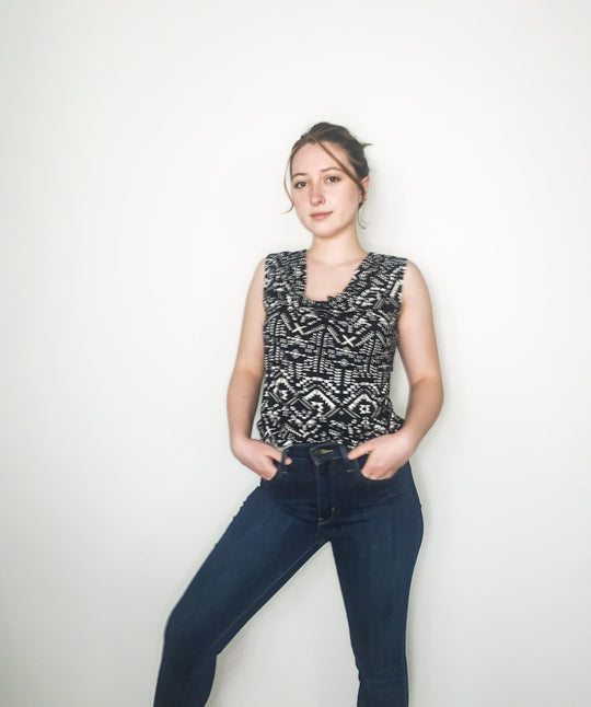 Women's Bamboo Drape Neck Tank - Naturally Canada