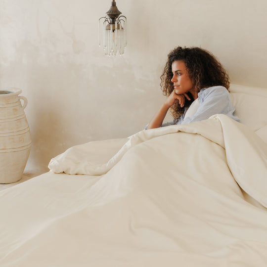 Organic Bamboo Sateen Duvet Cover Set