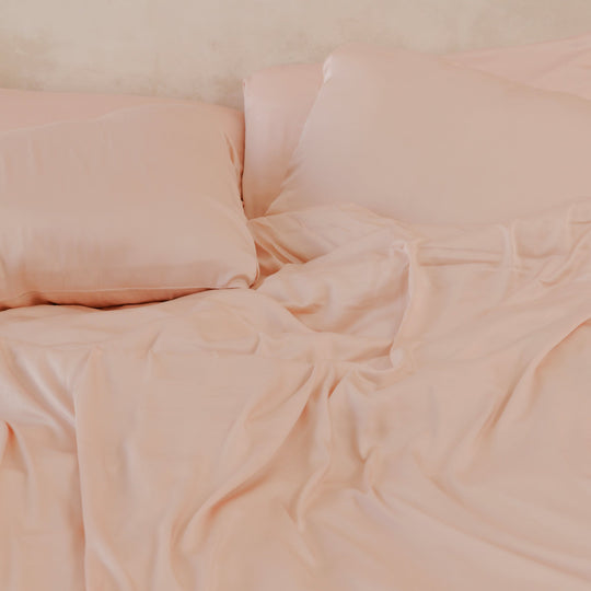 Organic Bamboo Sateen Bed Sheet Set