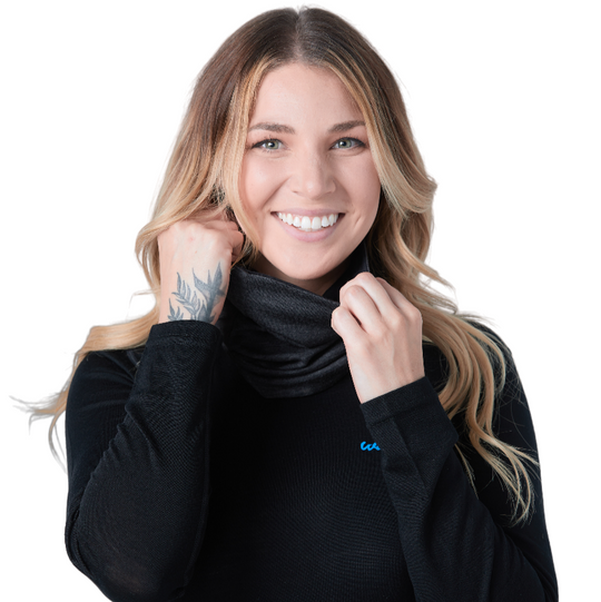 Merino Wool Neck Gaiter — Reversible, Unisex