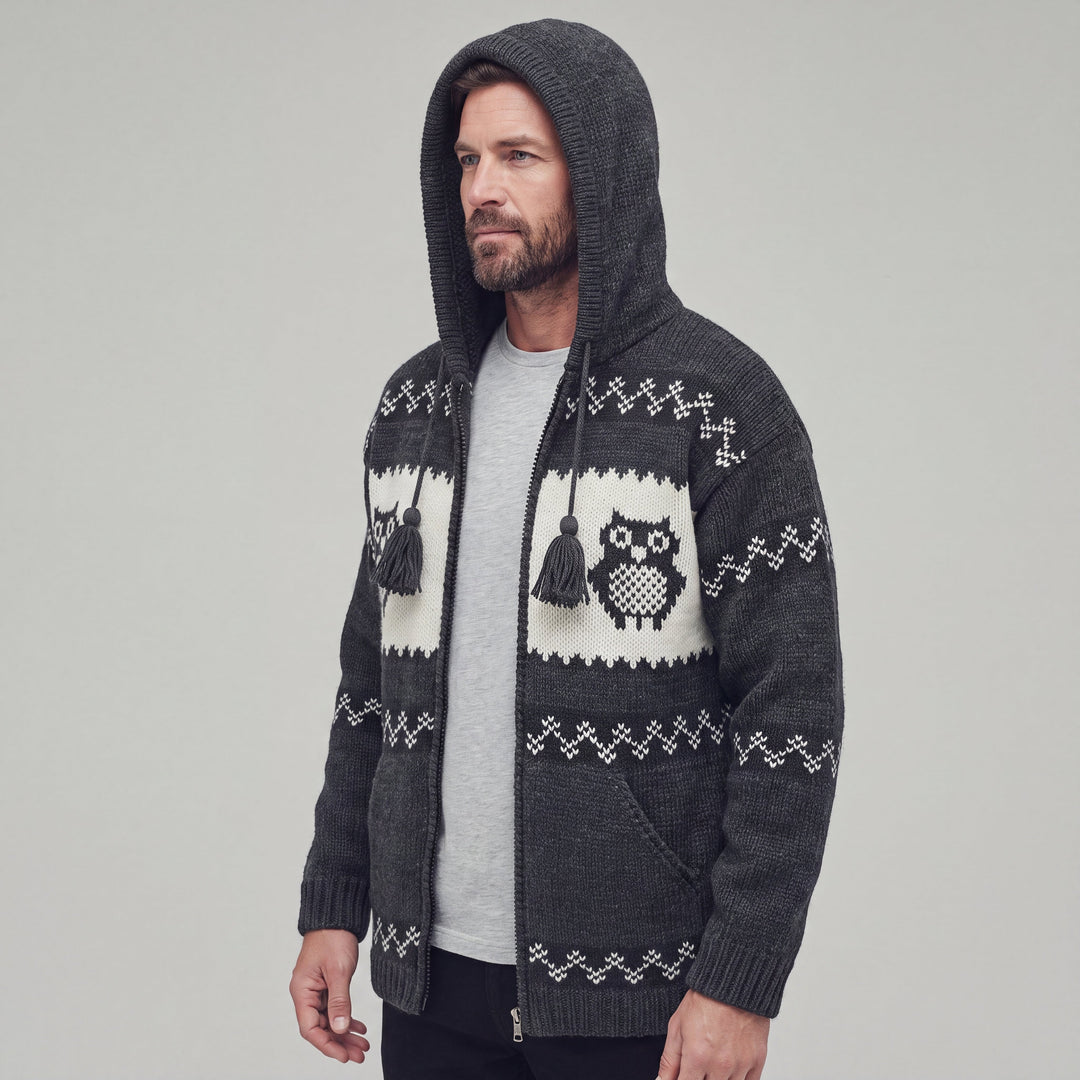 Nocturne Owl Wool Jacket