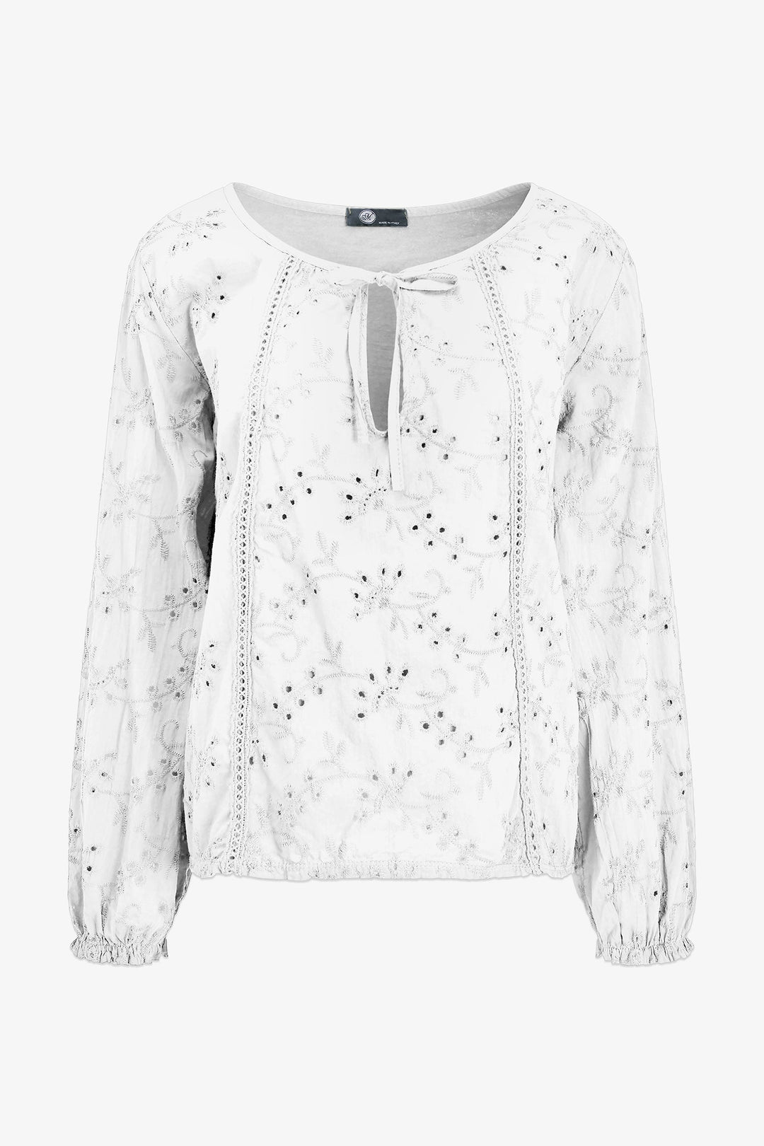 Women's Knit/Woven Cotton Combo Top