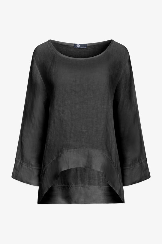 Women's Woven Linen Top