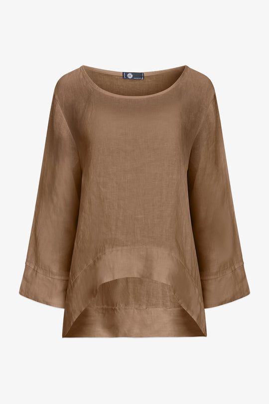 Women's Woven Linen Top