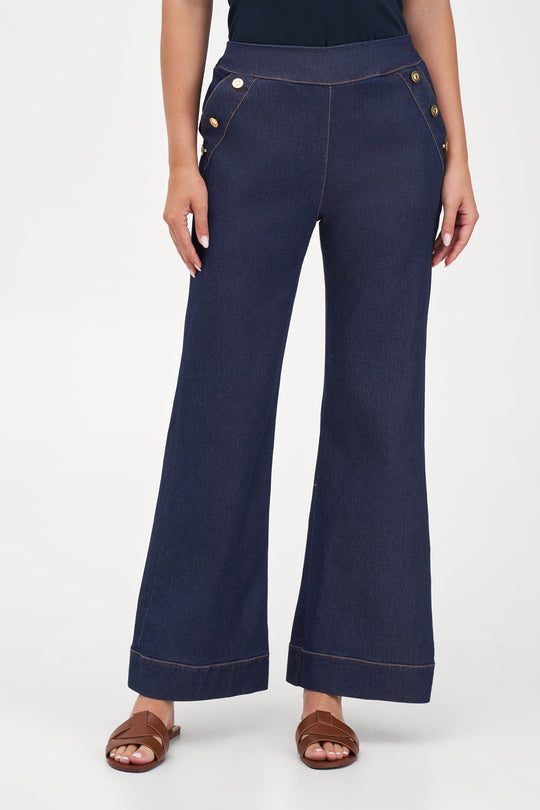 Women's Woven Cotton Classic Trousers