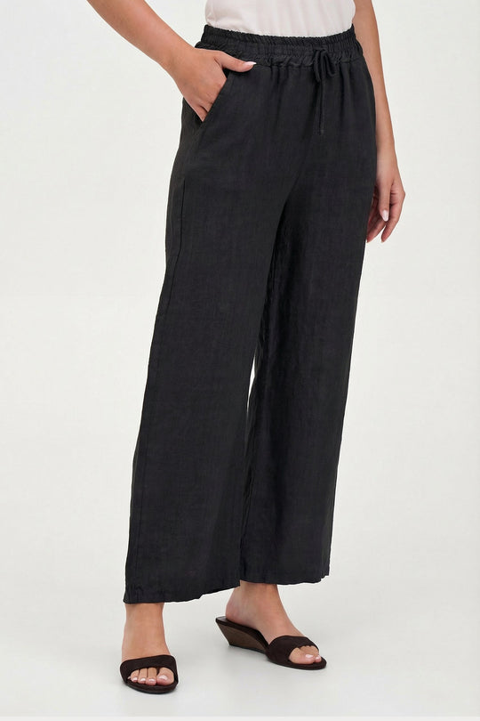 Women's Woven Linen Trousers