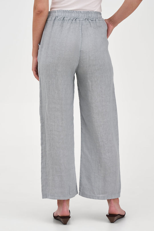 Women's Woven Linen Trousers
