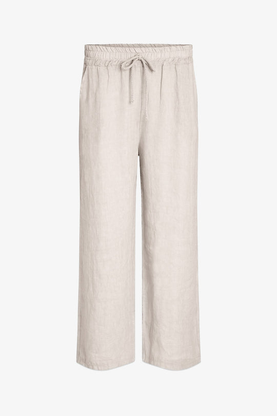 Women's Woven Linen Trousers