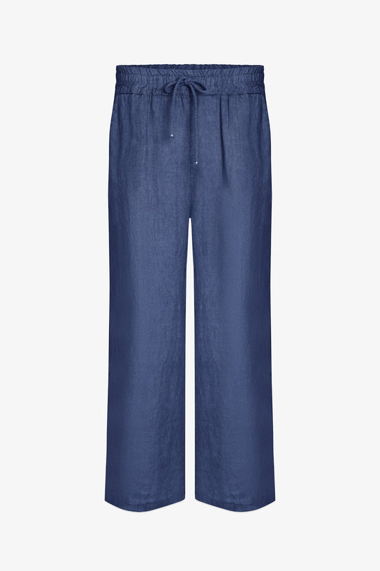 Women's Woven Linen Trousers