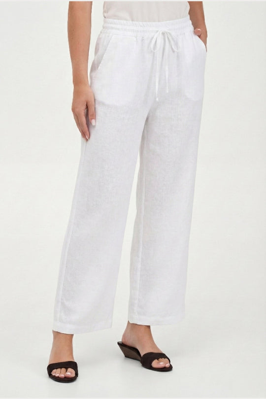 Women's Woven Linen Trousers