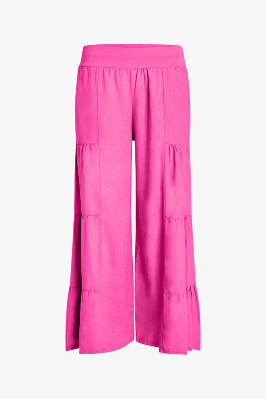 Women's Woven Linen Trousers