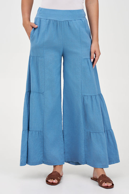Women's Woven Linen Trousers