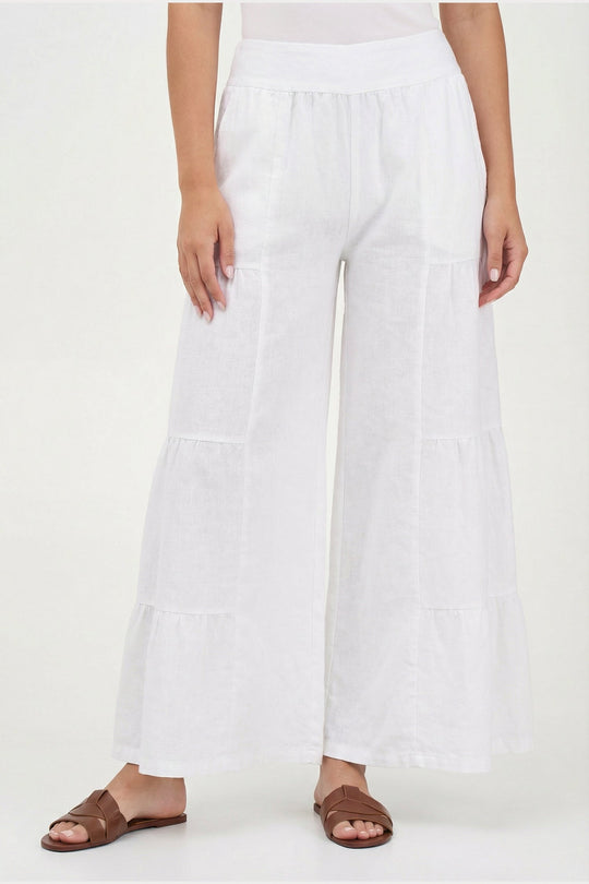 Women's Woven Linen Trousers