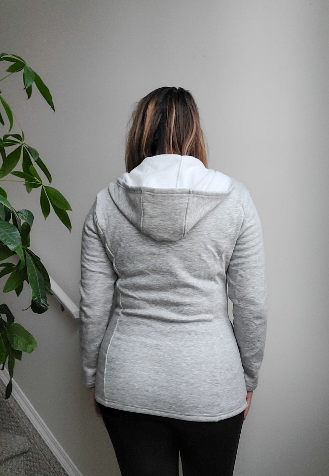 2-in-1 Fleece Baby Carrying Hoodie