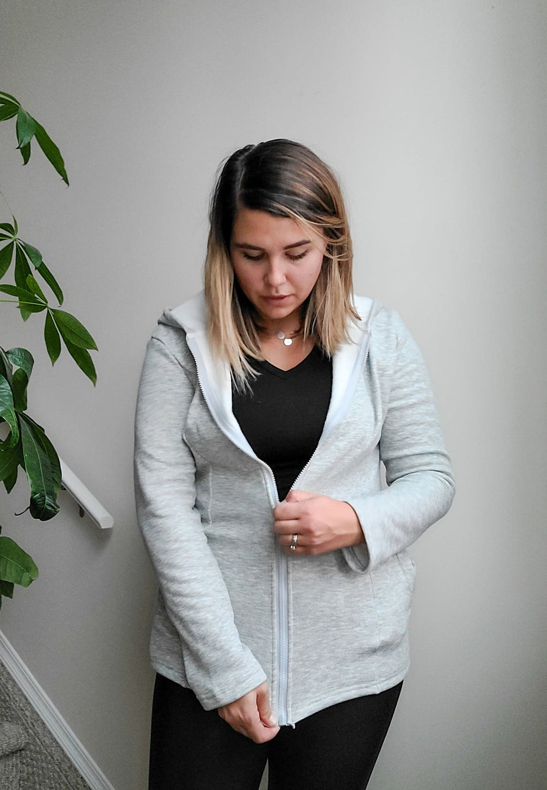 2-in-1 Fleece Baby Carrying Hoodie