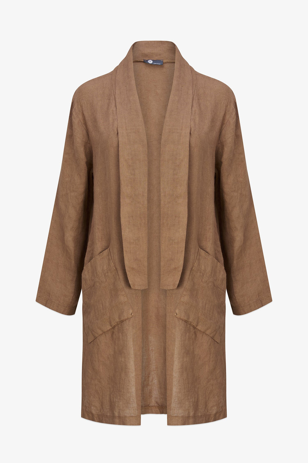 Women's Woven Linen Cardigan