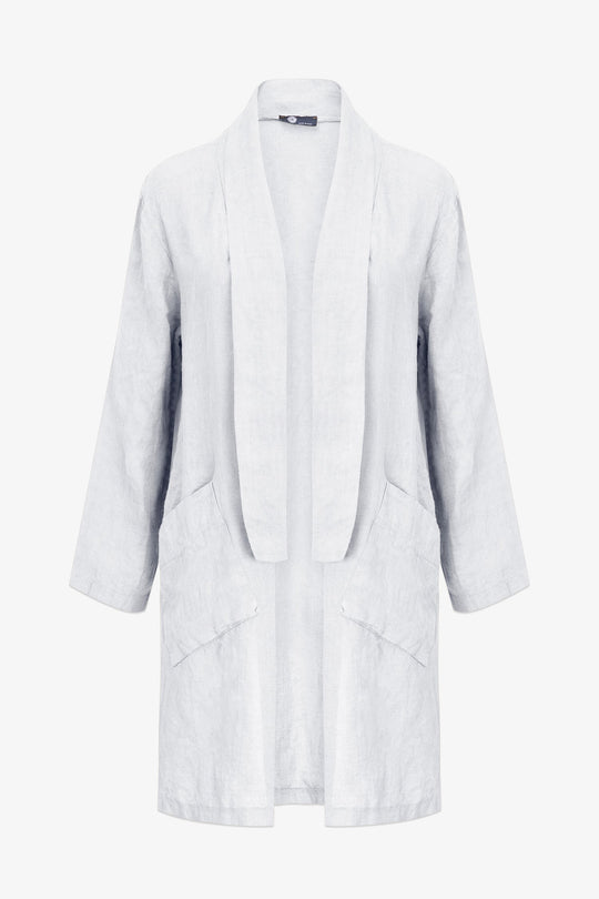 Women's Woven Linen Cardigan