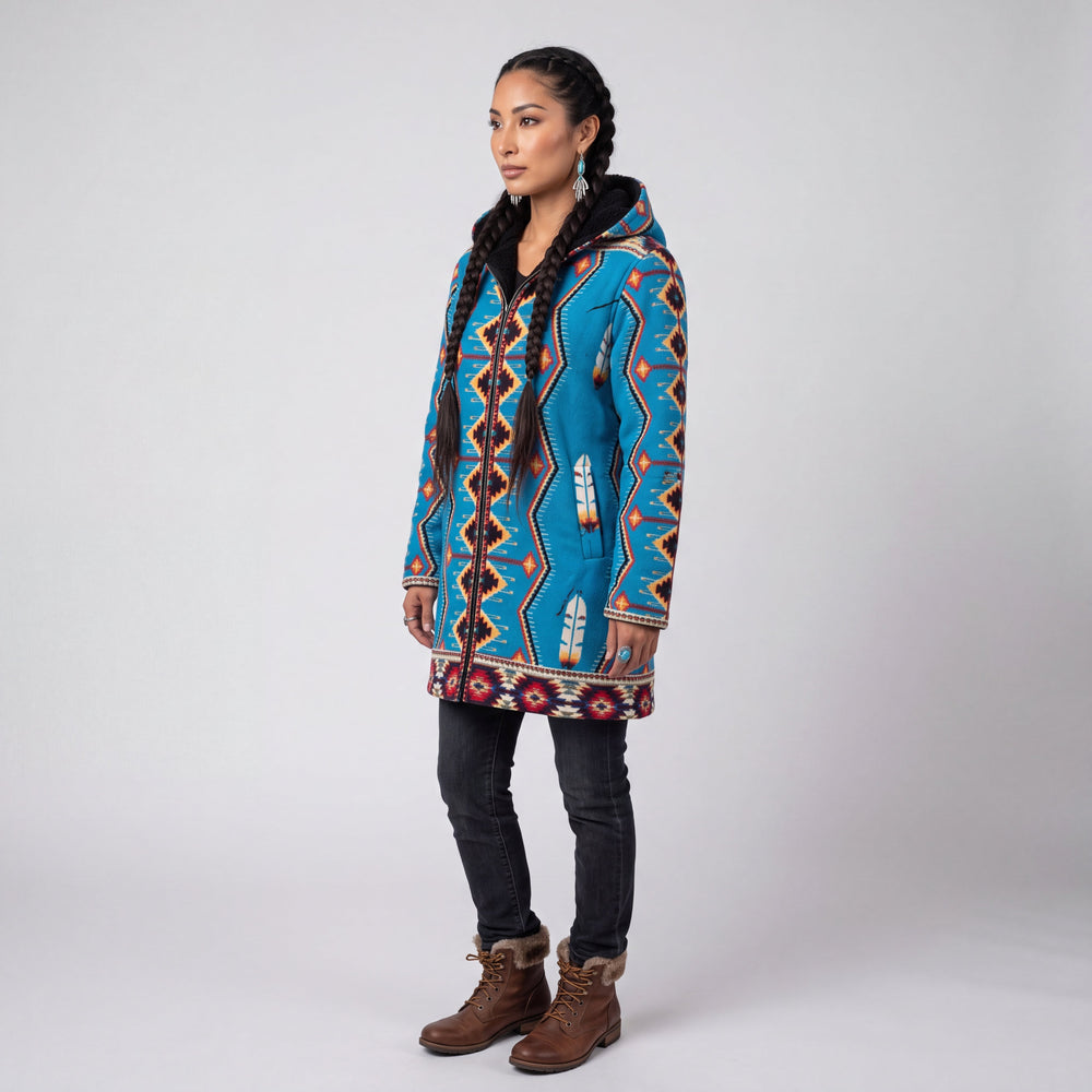 Sky Blue Long Coat