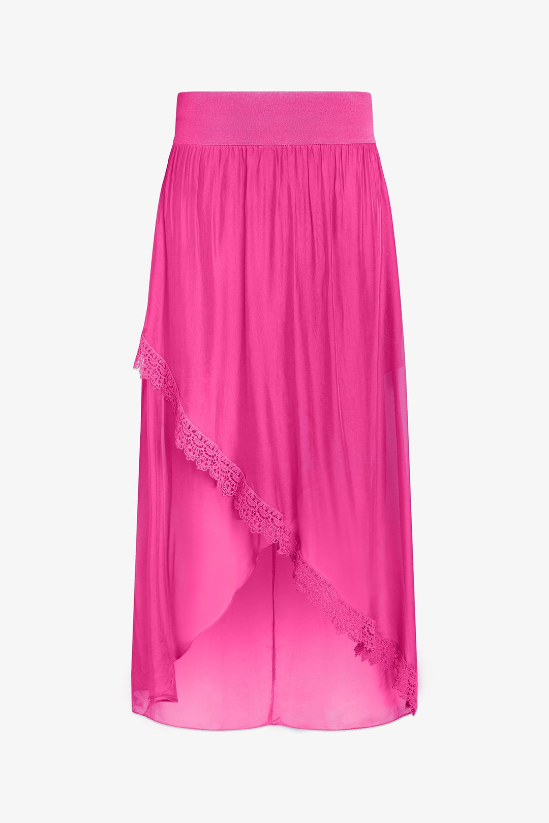 Women's Knit/Woven Combo Skirt