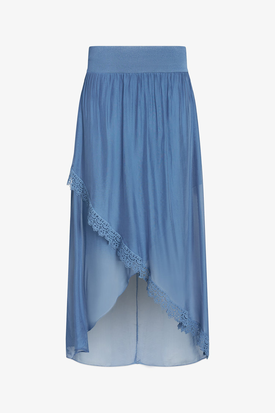 Women's Knit/Woven Combo Skirt